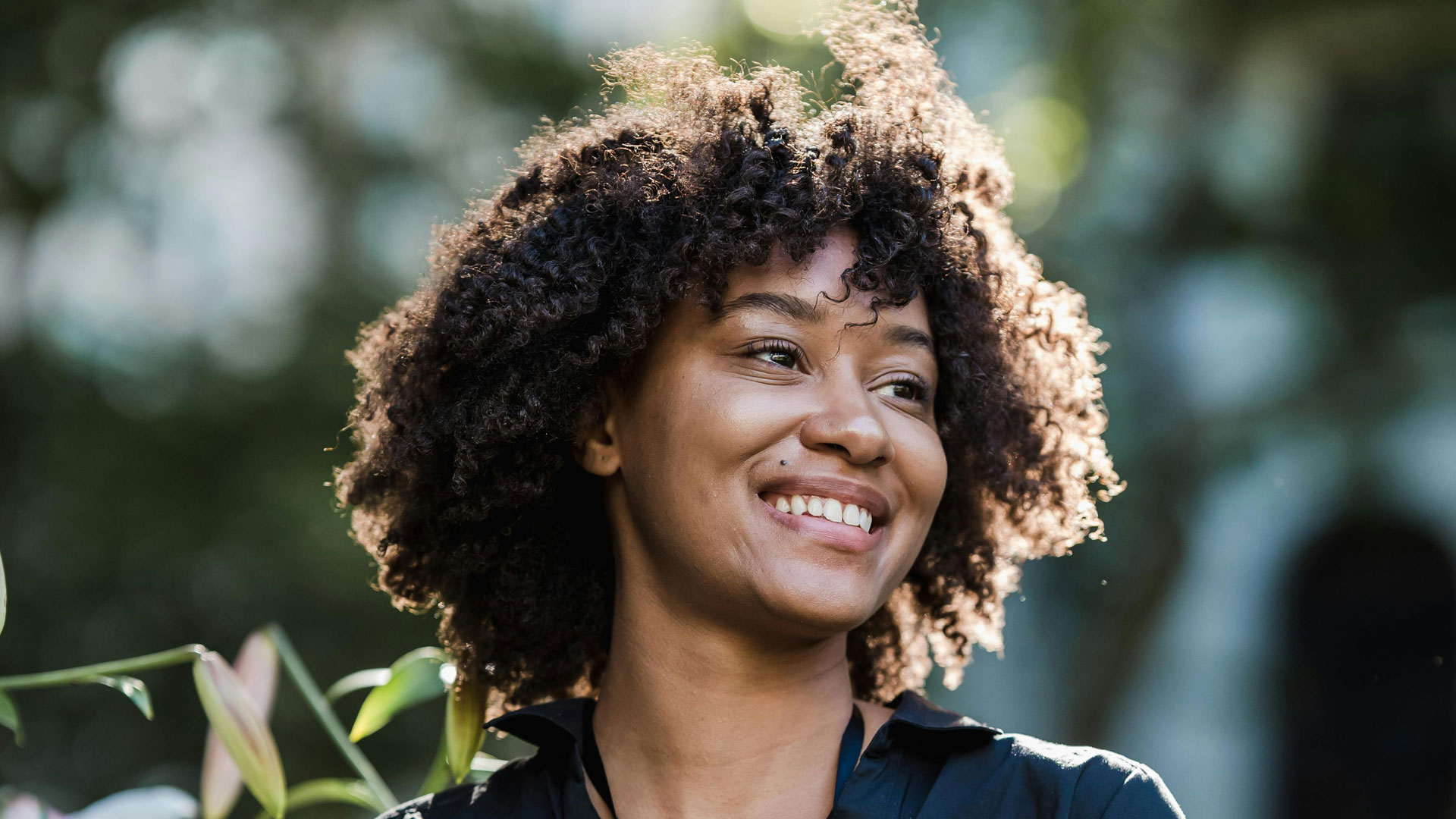 Smiling candidate